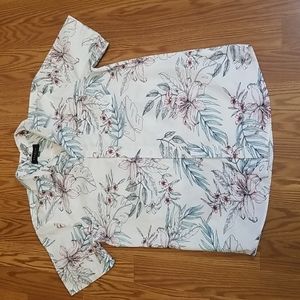 Pacsun Hawaii print shirt med